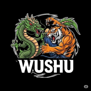 a tiger and dragon fighting